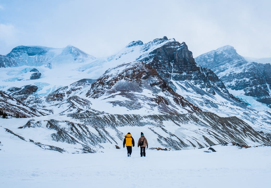 カナダ 真冬のコロンビア大氷原