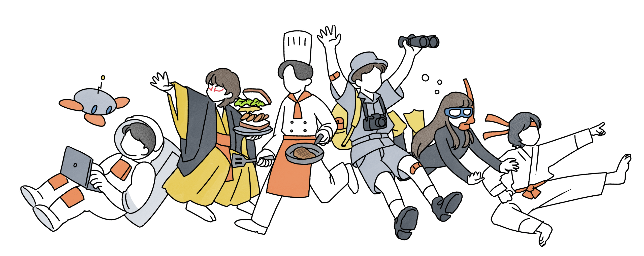 型破りなメンバーたち